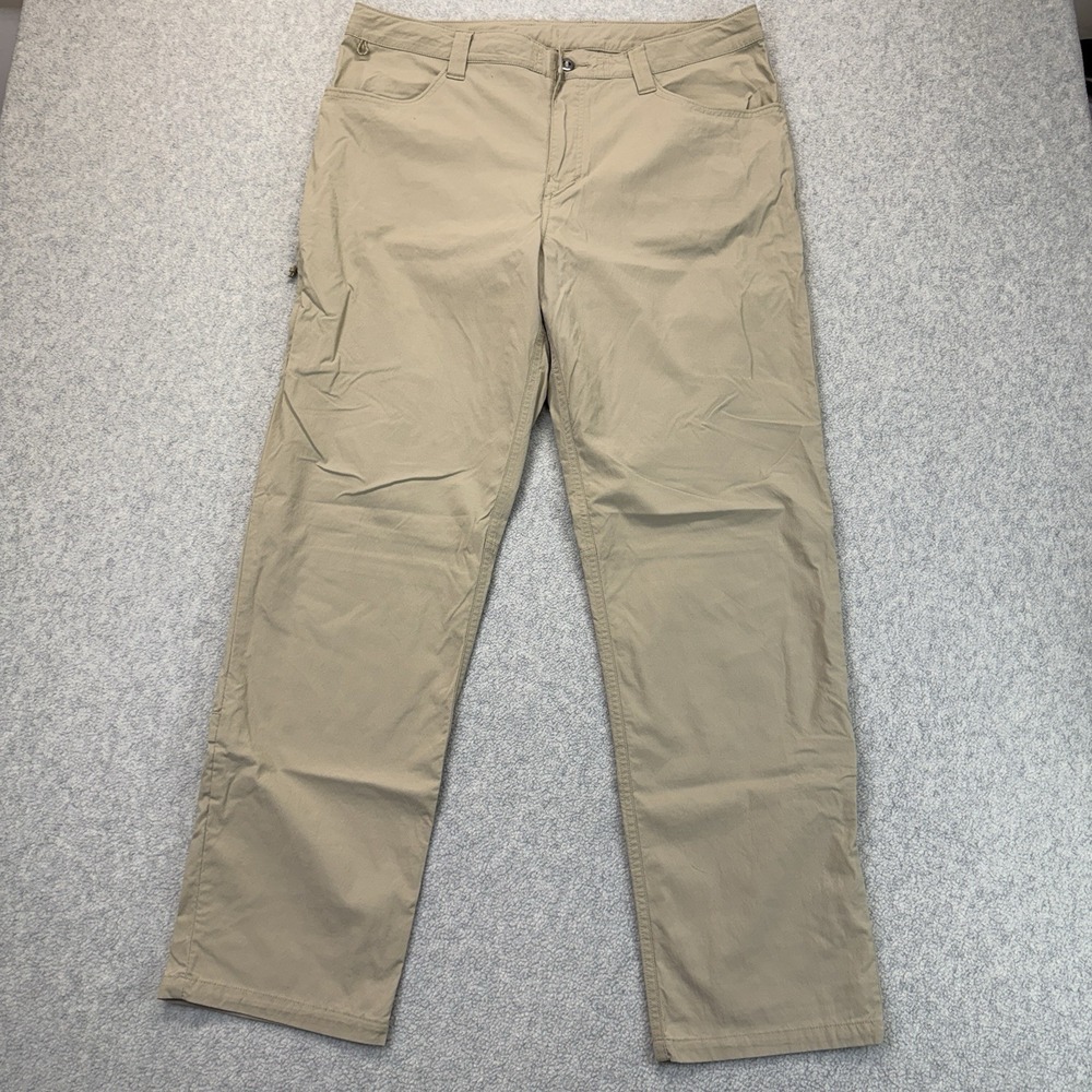 Patagonia Quandary Hiking Pants Men's 36x30 Khaki Stretch Nylon Outdoor